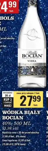 Biedronka Wódka Biały Bocian Vodka oferta