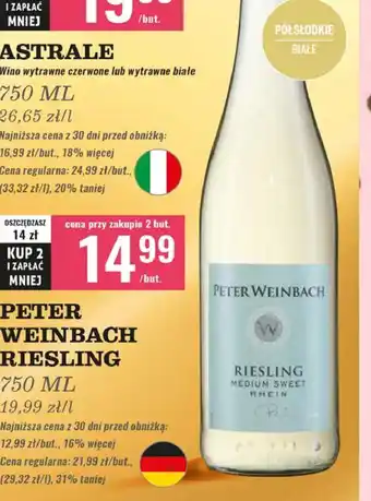 Biedronka Wino Peter Weinbach Riesling oferta