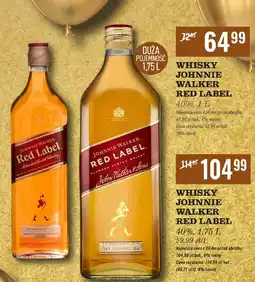 Biedronka Whisky Johnnie Walker Red Label oferta