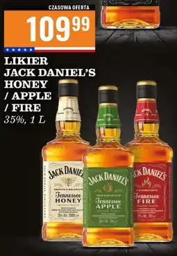 Biedronka Whiskey Jack Daniel's Tennessee Fire oferta