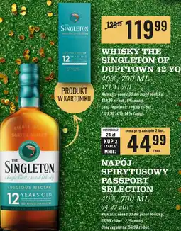Biedronka Whisky + karton The Singleton 12Yo oferta