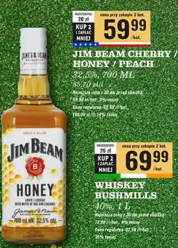 Biedronka Bourbon Jim Beam Peach oferta