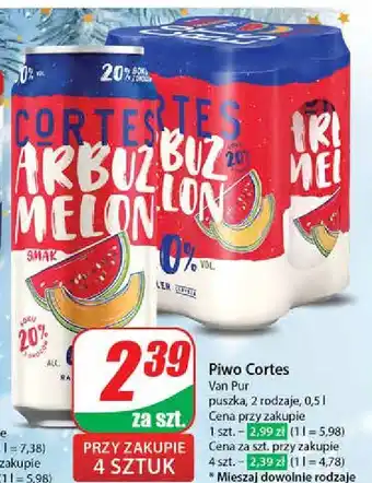 Dino Piwo Cortes 0.0% Arbuz Melon oferta