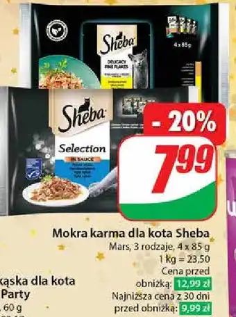 Dino Karma dla kota smaki drobiowe Sheba Delicacy In Jelly oferta