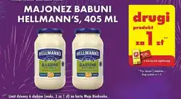 Biedronka Majonez babuni Hellmann's oferta