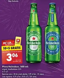 Biedronka Piwo Heineken 0.0% oferta