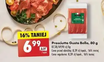 Biedronka Szynka prosciutto Gustobello oferta