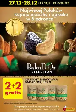 Biedronka Orzechy nerkowca Bakad'or oferta
