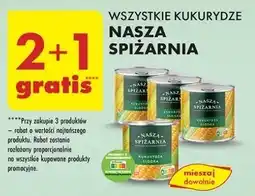 Biedronka Kukurydza słodka Nasza Spiżarnia oferta