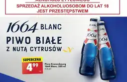 Biedronka Piwo 1664 Blanc oferta