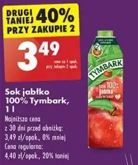 Biedronka Sok jabłkowy Tymbark 1936 oferta