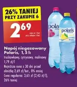 Biedronka Woda malinowa Polaris oferta