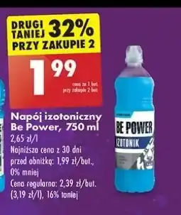 Biedronka Napój izotoniczny wieloowocowy Be Power oferta