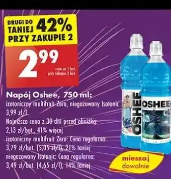 Biedronka Napój izotoniczny wieloowocowy Oshee oferta