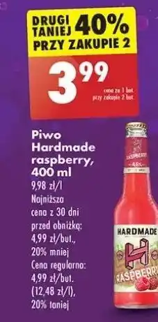 Biedronka Piwo Hardmade Raspberry Crush oferta