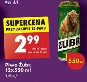 Biedronka Piwo Żubr 1768 oferta