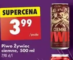 Biedronka Piwo Żywiec Ciemne oferta