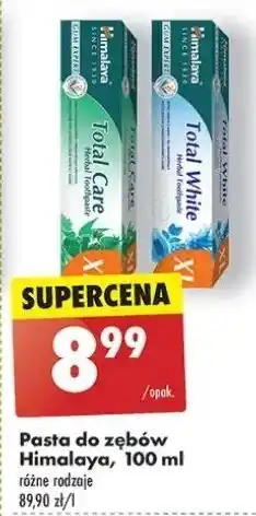 Biedronka Pasta do zębów Himalaya Total White oferta