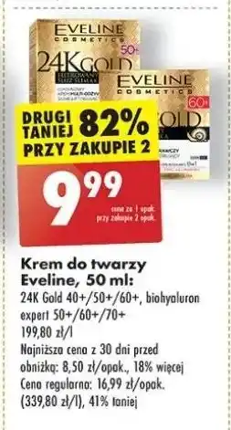 Biedronka Luksusowy krem-koncentrat 70+ na dzień i noc spf 8 Eveline Biohyaluron 4D oferta