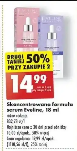 Biedronka Serum do twarzy odmłodzenie Eveline Cosmetics oferta