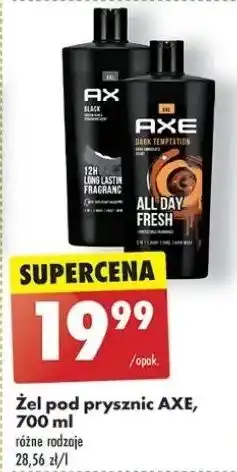 Biedronka Żel pod prysznic Axe Dark Temptation oferta