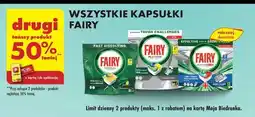Biedronka Kapusłki do zmywarki Fairy Platinum Plus oferta
