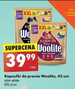 Biedronka Kapsułki do brania black Woolite Keratin oferta