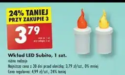 Biedronka Wkład led 30 dni żółty Subito oferta