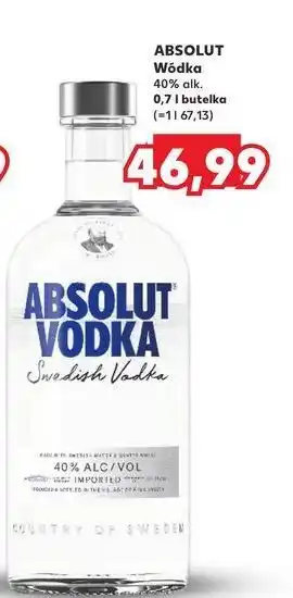 Kaufland Wódka Absolut Vodka oferta