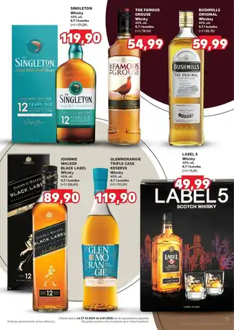 Kaufland Whisky The Famous Grouse oferta