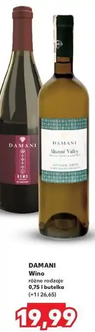 Kaufland Wino Damani oferta