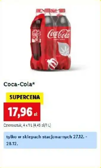 Lidl Coca-Cola oferta