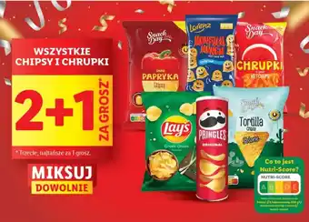 Lidl Wszystkie chipsy i chrupki oferta