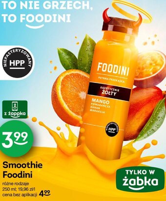 Żabka Smoothie Foodini 250ml oferta
