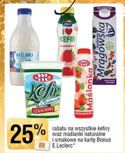 E.Leclerc Maślanka wieloowocowa z owocami leśnymi Mrągowska oferta
