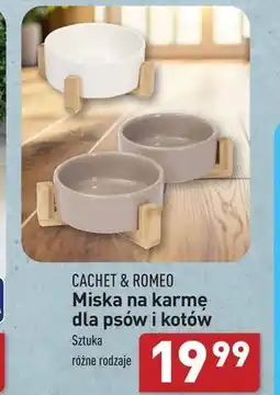 ALDI Miska dla zwierząt Cachet&Romeo oferta