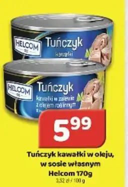 Delfin Tuńczyk kawałki w oleju, w sosie własnym Helcom oferta