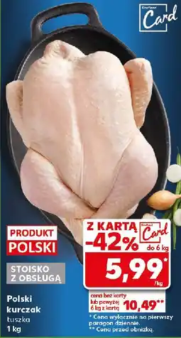 Kaufland Kurczak tuszka kg oferta