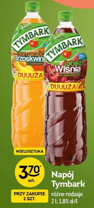 Żabka Napój Tymbark 2l oferta