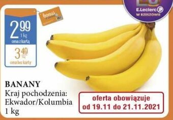 E.Leclerc Banany 1kg oferta
