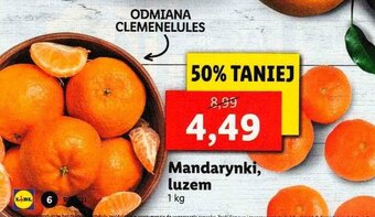 Lidl Mandarynki 1kg oferta