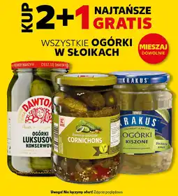 Kaufland Ogórki kiszone Krakus Maspex oferta