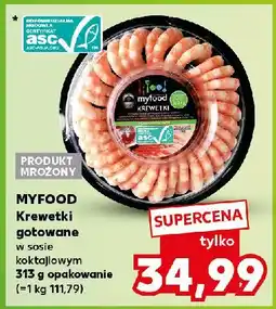 Kaufland Krewetki gotowane w pierścieniach Myfood oferta