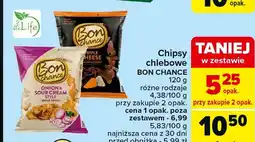 Carrefour Chipsy triple cheese Bon Chance oferta