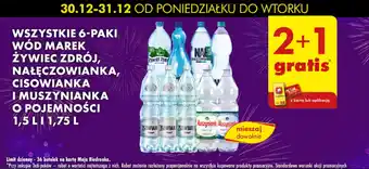 Biedronka Wszystkie 6-paki wód marek żywiec zdrój, nałęczowianka, cisowianka i muszynianka oferta