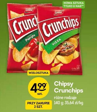 Żabka Chipsy Crunchips 140g oferta