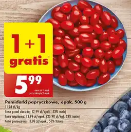 Biedronka Pomidory papryczkowe czerwone oferta