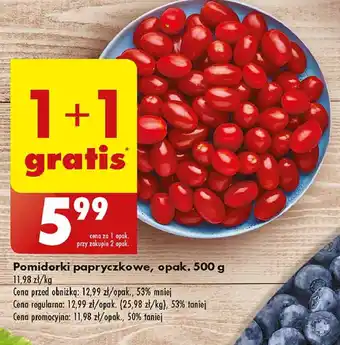 Biedronka Pomidory papryczkowe czerwone oferta