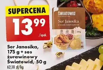 Biedronka Ser janosika z sosem żurawinowym Światowid oferta