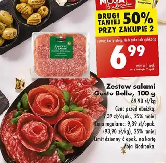 Biedronka Zestaw salami Gustobello oferta